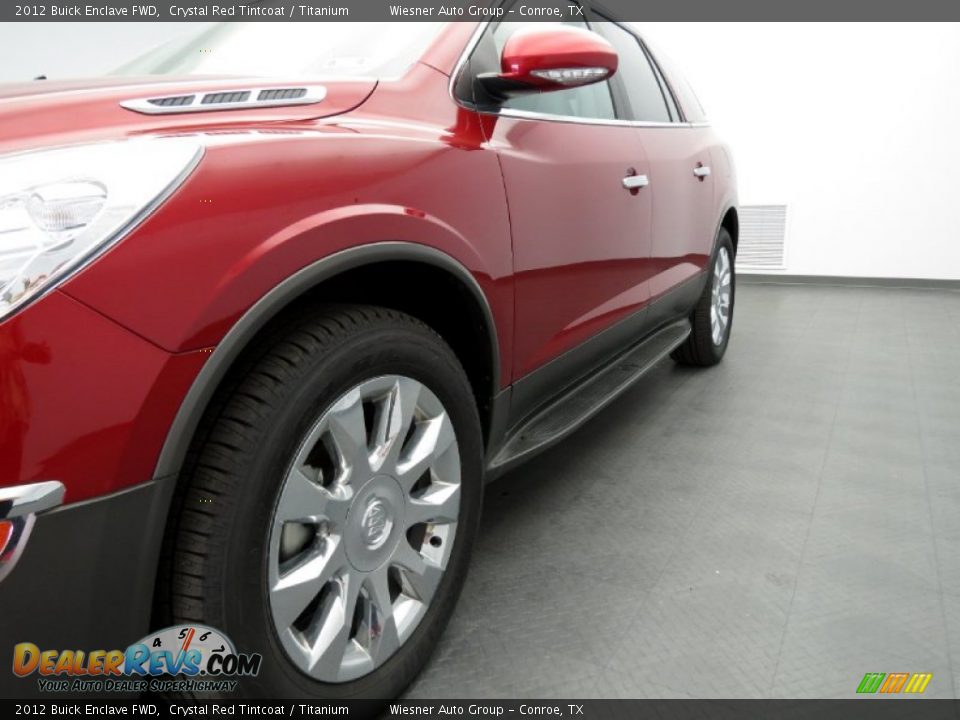 2012 Buick Enclave FWD Crystal Red Tintcoat / Titanium Photo #6