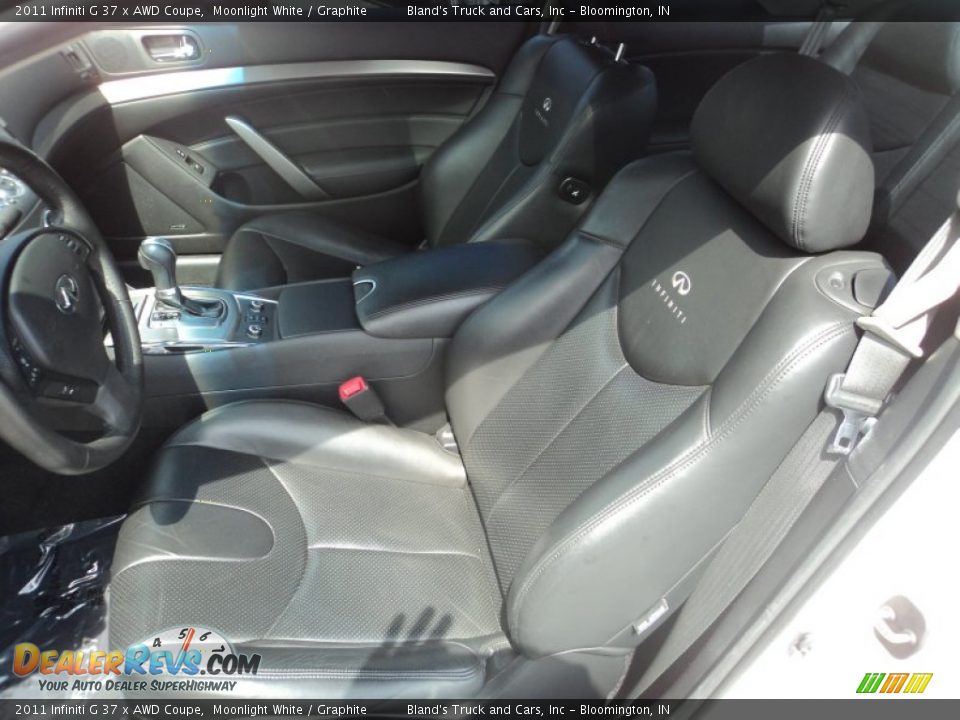 2011 Infiniti G 37 x AWD Coupe Moonlight White / Graphite Photo #4