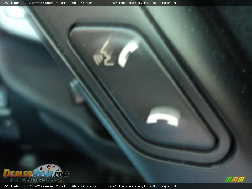 2011 Infiniti G 37 x AWD Coupe Moonlight White / Graphite Photo #12