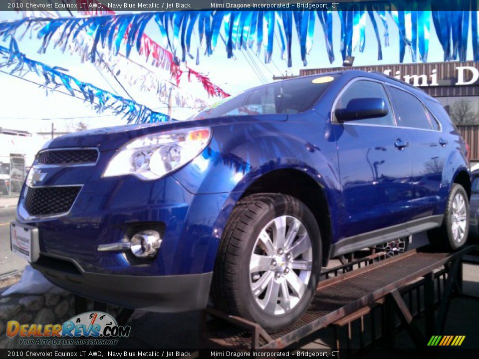 2010 Chevrolet Equinox LT AWD Navy Blue Metallic / Jet Black Photo #1