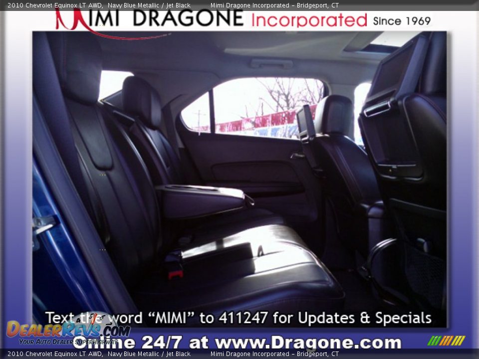2010 Chevrolet Equinox LT AWD Navy Blue Metallic / Jet Black Photo #7