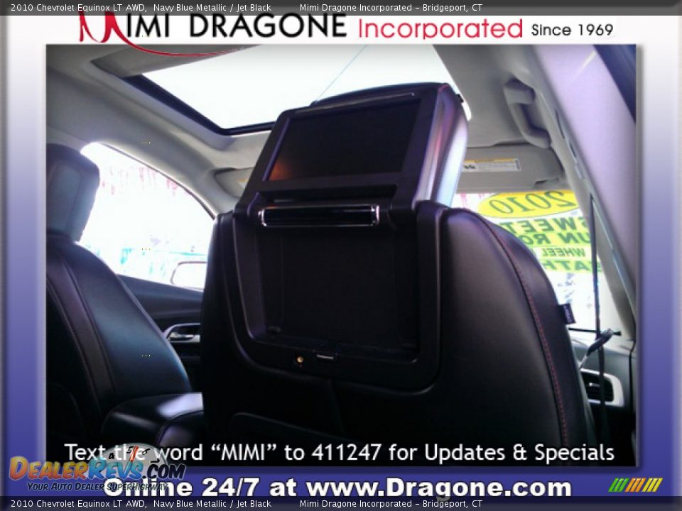 2010 Chevrolet Equinox LT AWD Navy Blue Metallic / Jet Black Photo #8