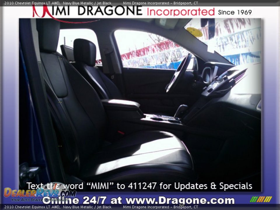 2010 Chevrolet Equinox LT AWD Navy Blue Metallic / Jet Black Photo #9