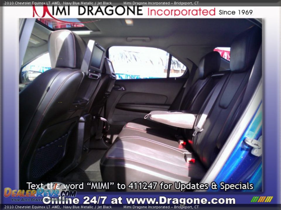 2010 Chevrolet Equinox LT AWD Navy Blue Metallic / Jet Black Photo #10
