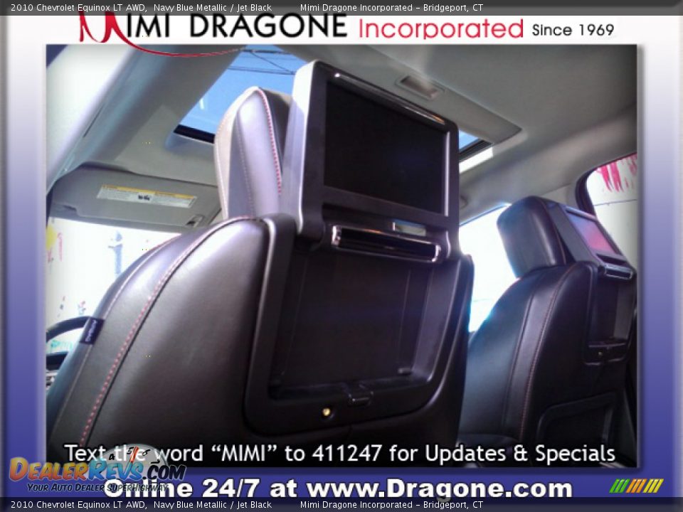 2010 Chevrolet Equinox LT AWD Navy Blue Metallic / Jet Black Photo #11