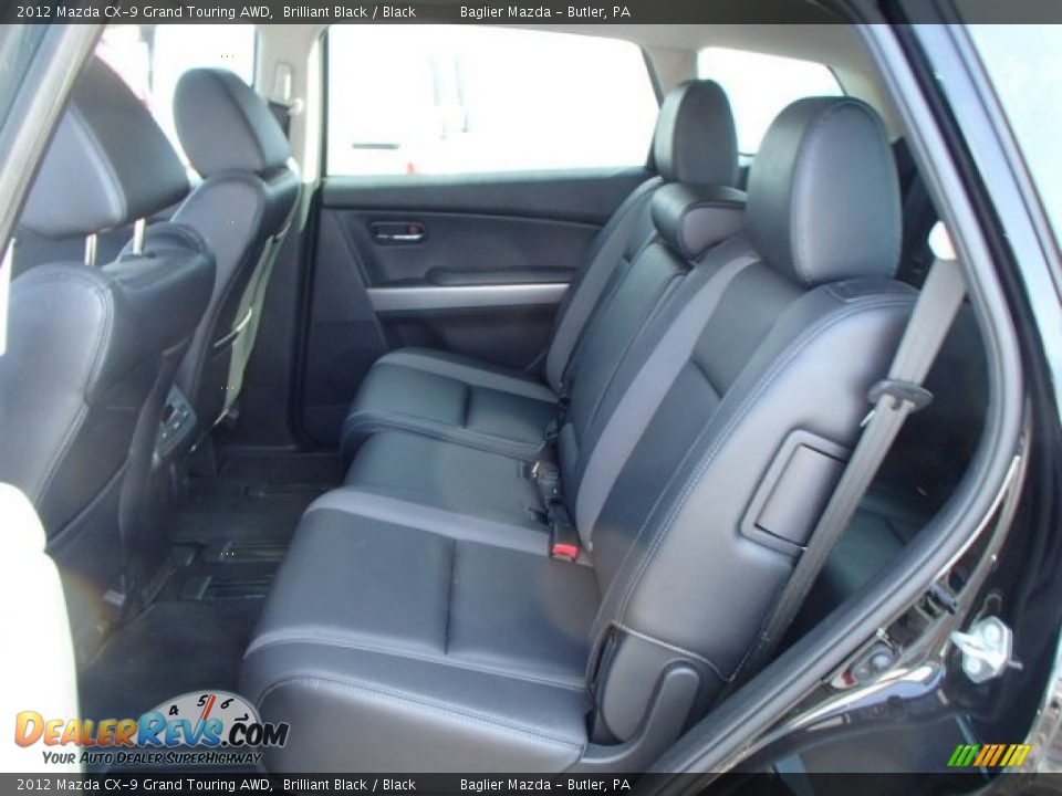 2012 Mazda CX-9 Grand Touring AWD Brilliant Black / Black Photo #13