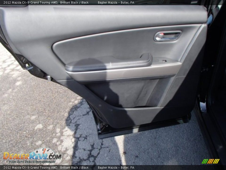 2012 Mazda CX-9 Grand Touring AWD Brilliant Black / Black Photo #14