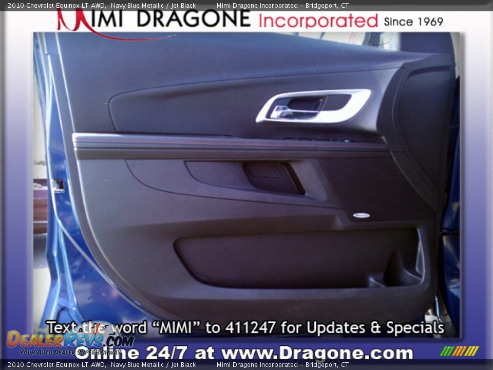 2010 Chevrolet Equinox LT AWD Navy Blue Metallic / Jet Black Photo #13