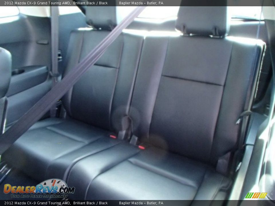 2012 Mazda CX-9 Grand Touring AWD Brilliant Black / Black Photo #15