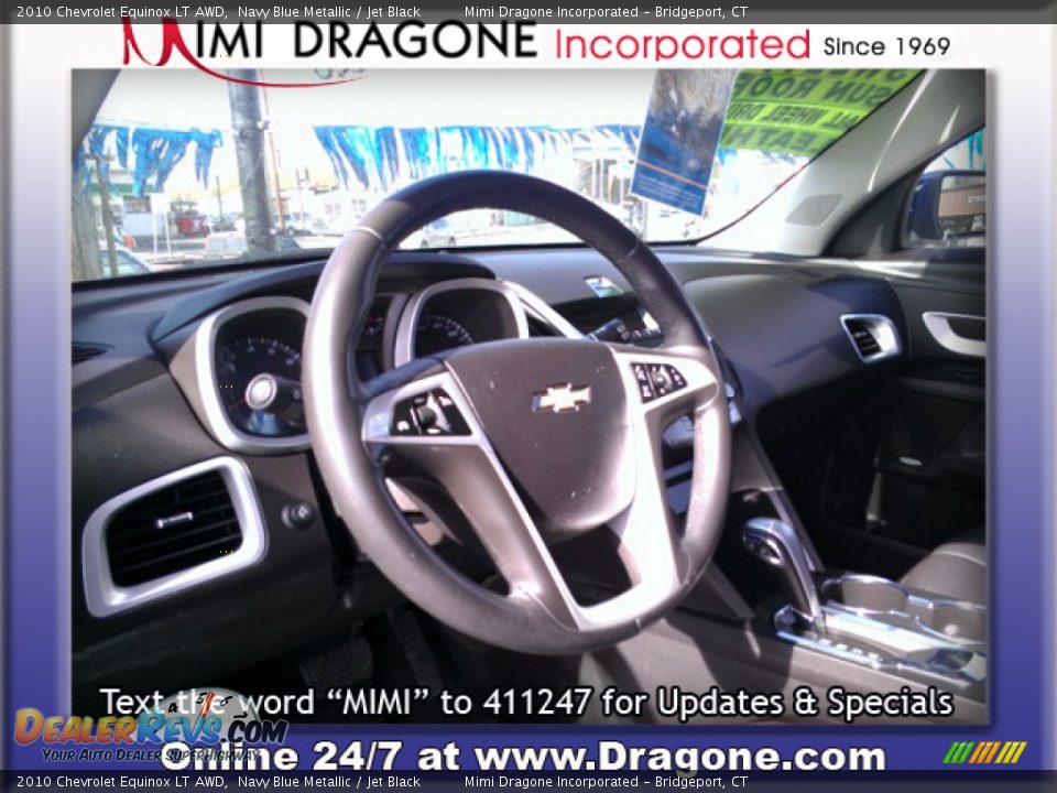 2010 Chevrolet Equinox LT AWD Navy Blue Metallic / Jet Black Photo #15