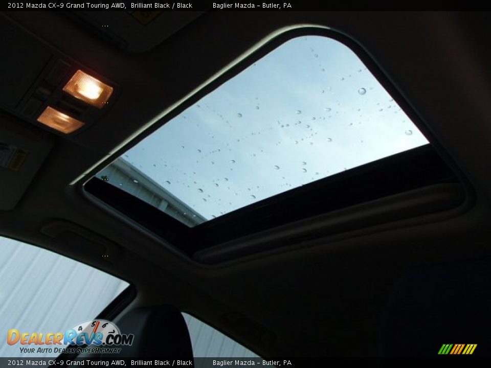2012 Mazda CX-9 Grand Touring AWD Brilliant Black / Black Photo #18