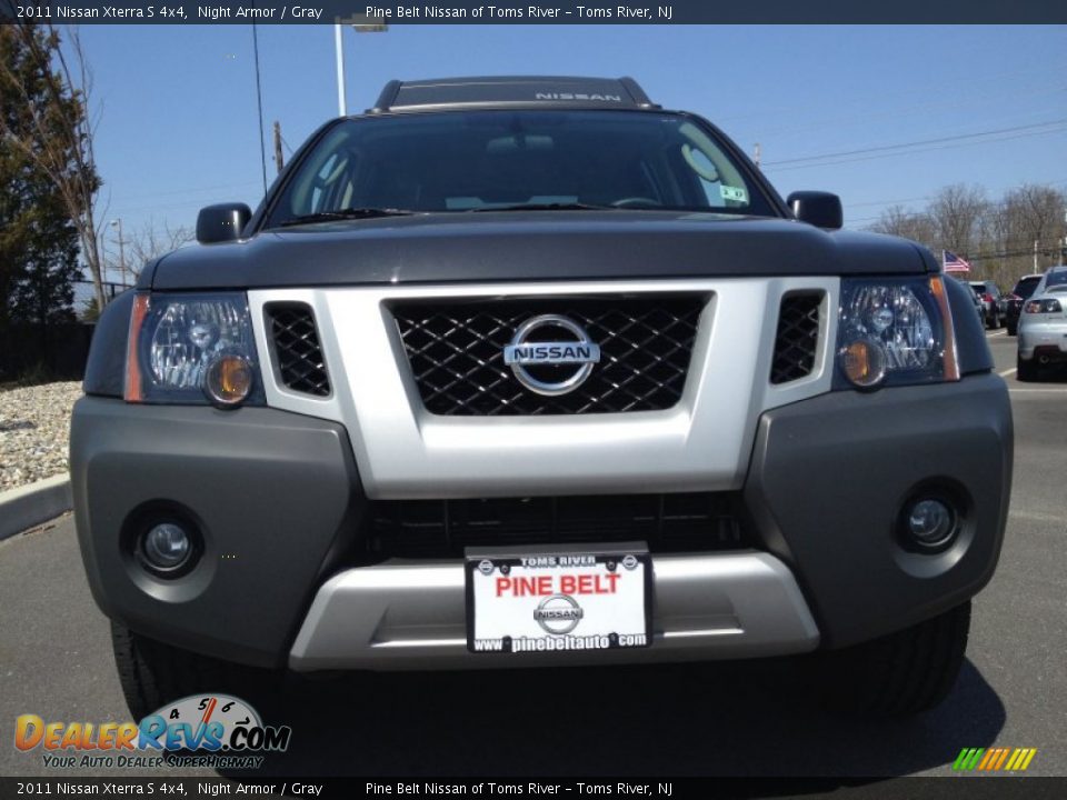 2011 Nissan Xterra S 4x4 Night Armor / Gray Photo #2