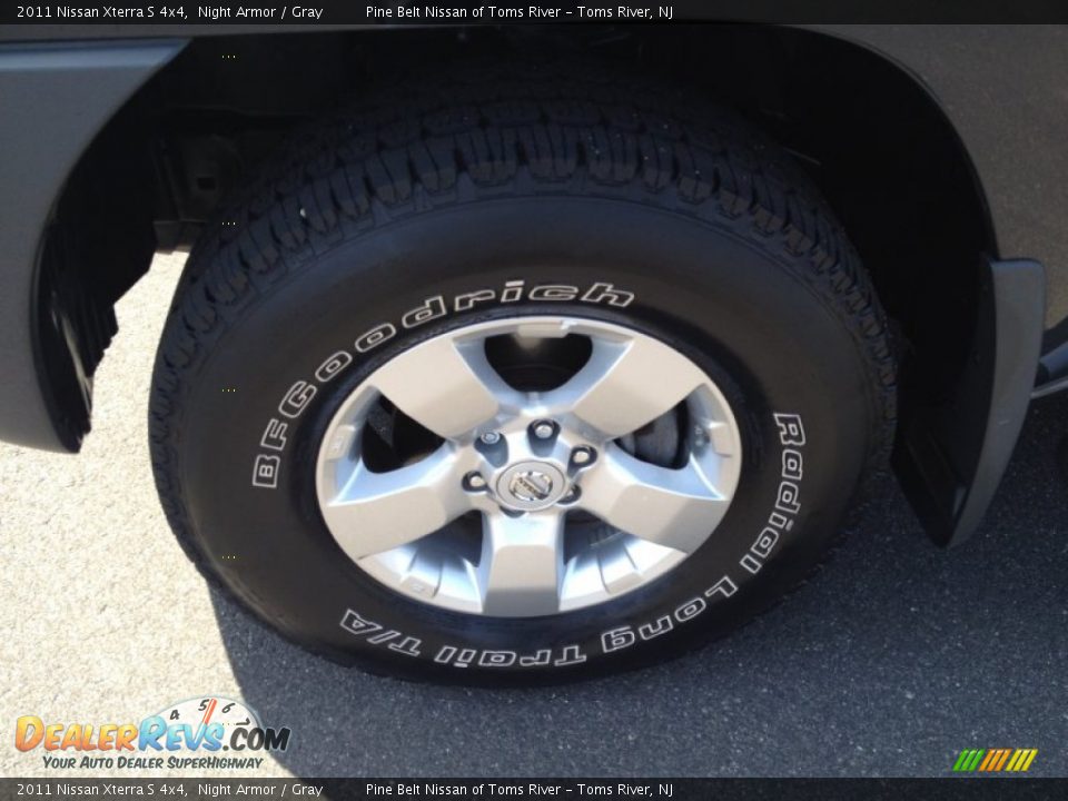 2011 Nissan Xterra S 4x4 Night Armor / Gray Photo #3