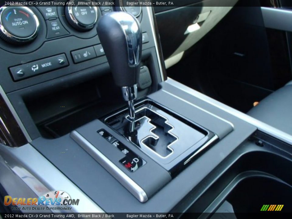 2012 Mazda CX-9 Grand Touring AWD Brilliant Black / Black Photo #21