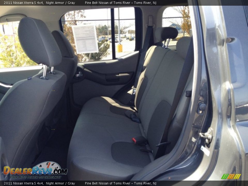 2011 Nissan Xterra S 4x4 Night Armor / Gray Photo #7