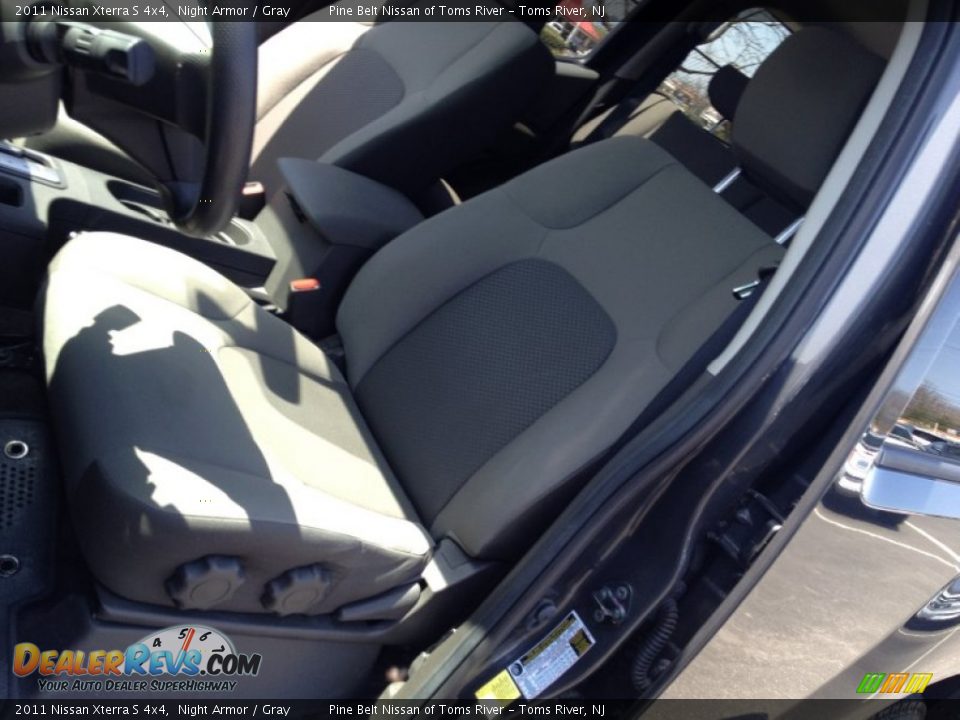 2011 Nissan Xterra S 4x4 Night Armor / Gray Photo #10
