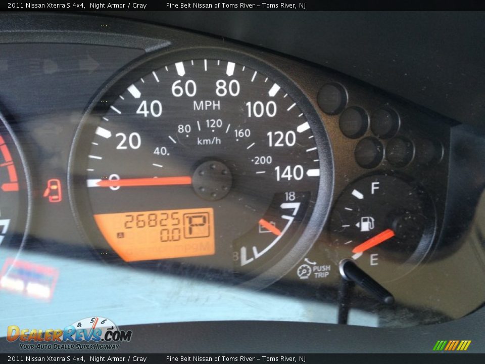 2011 Nissan Xterra S 4x4 Night Armor / Gray Photo #13
