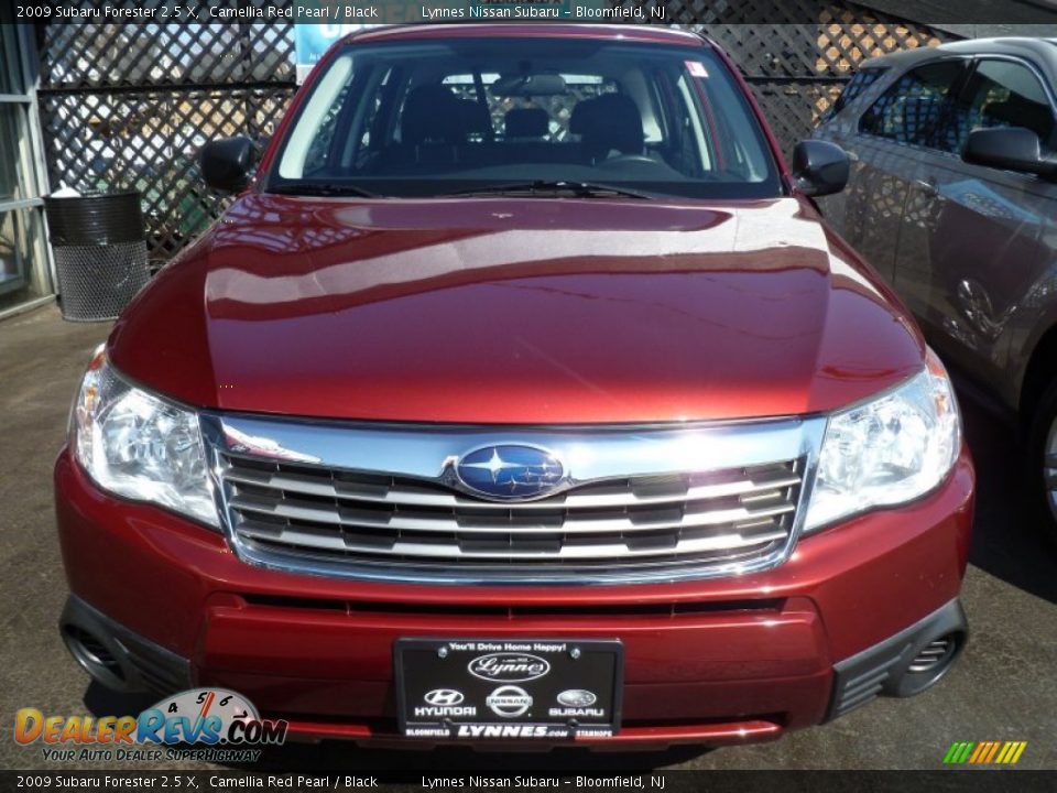 2009 Subaru Forester 2.5 X Camellia Red Pearl / Black Photo #2
