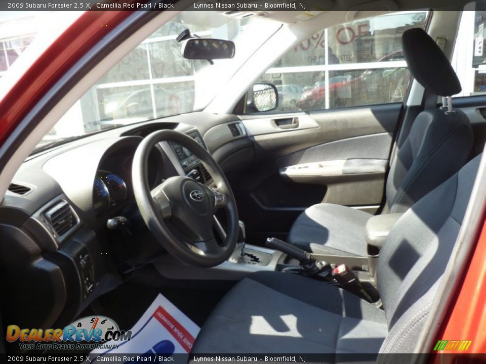 2009 Subaru Forester 2.5 X Camellia Red Pearl / Black Photo #7
