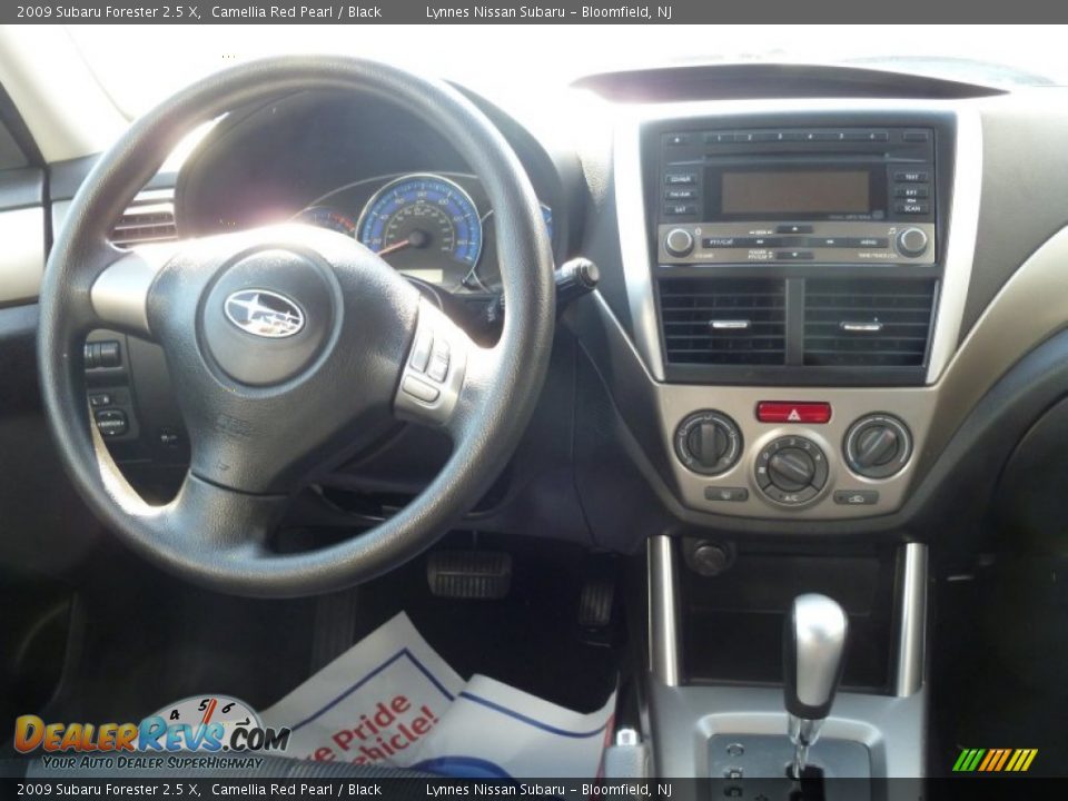 2009 Subaru Forester 2.5 X Camellia Red Pearl / Black Photo #13