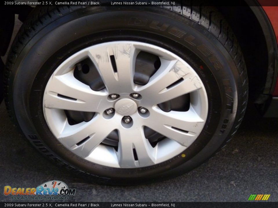 2009 Subaru Forester 2.5 X Camellia Red Pearl / Black Photo #14