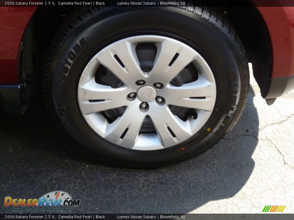 2009 Subaru Forester 2.5 X Camellia Red Pearl / Black Photo #16