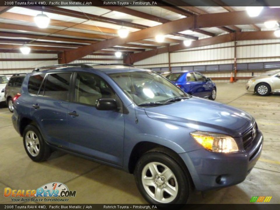 2008 Toyota RAV4 4WD Pacific Blue Metallic / Ash Photo #1
