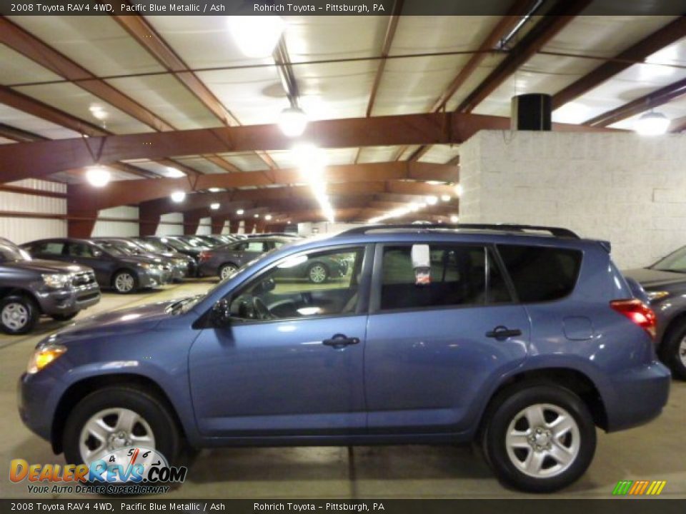 2008 Toyota RAV4 4WD Pacific Blue Metallic / Ash Photo #2