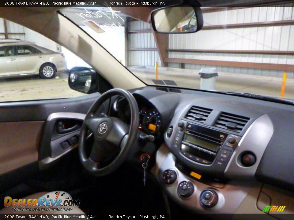 2008 Toyota RAV4 4WD Pacific Blue Metallic / Ash Photo #7