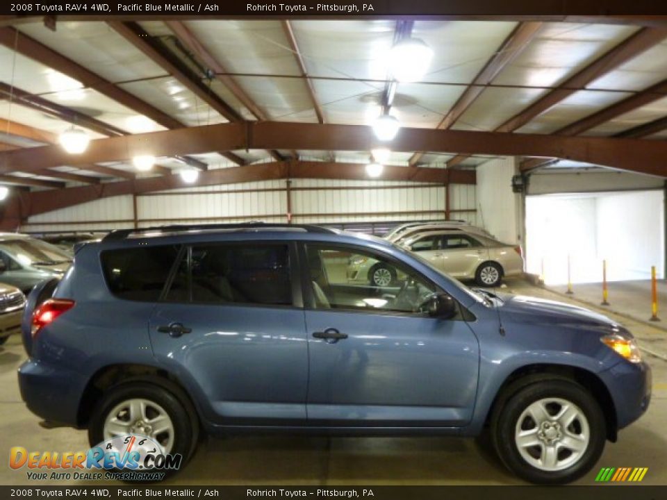 2008 Toyota RAV4 4WD Pacific Blue Metallic / Ash Photo #10