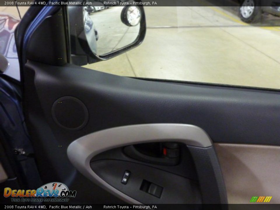 2008 Toyota RAV4 4WD Pacific Blue Metallic / Ash Photo #11