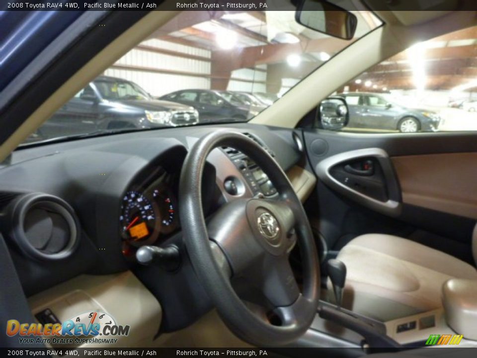 2008 Toyota RAV4 4WD Pacific Blue Metallic / Ash Photo #18