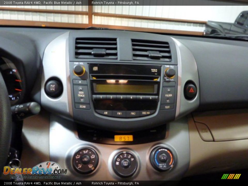 2008 Toyota RAV4 4WD Pacific Blue Metallic / Ash Photo #19