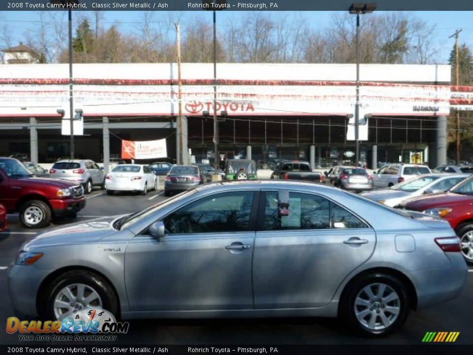 2008 Toyota Camry Hybrid Classic Silver Metallic / Ash Photo #2