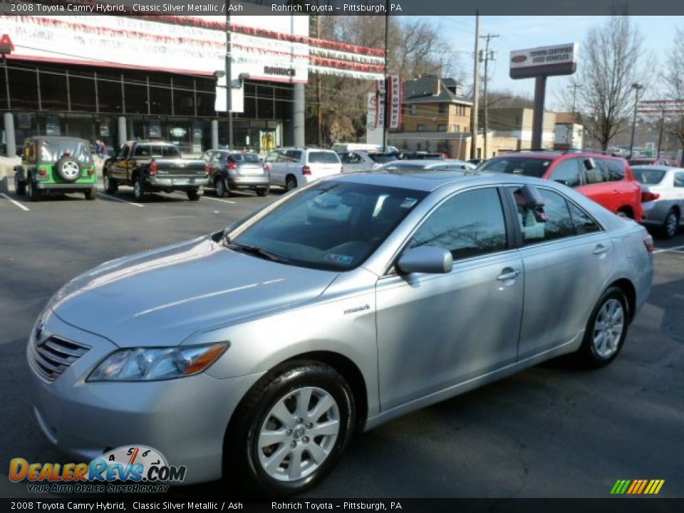 2008 Toyota Camry Hybrid Classic Silver Metallic / Ash Photo #3