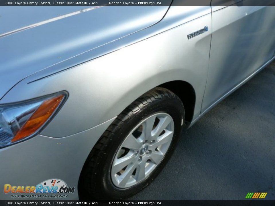 2008 Toyota Camry Hybrid Classic Silver Metallic / Ash Photo #8