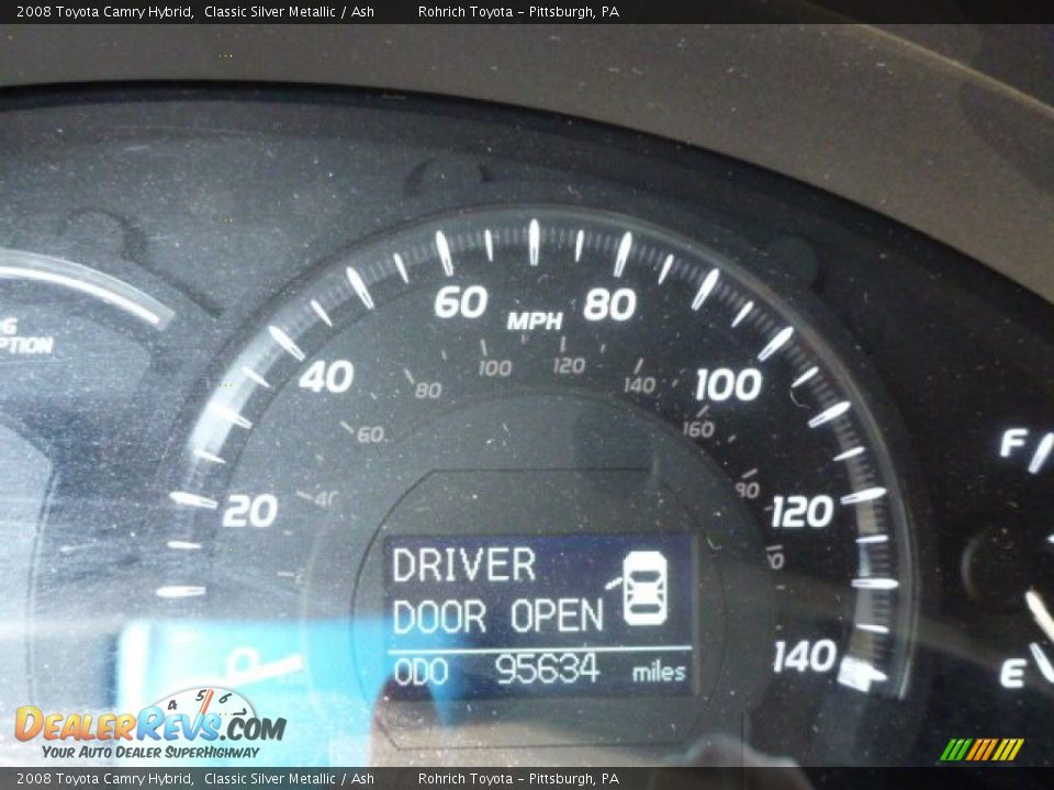 2008 Toyota Camry Hybrid Classic Silver Metallic / Ash Photo #9