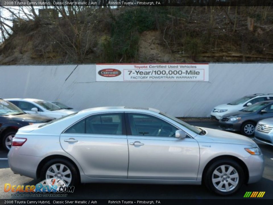 2008 Toyota Camry Hybrid Classic Silver Metallic / Ash Photo #10