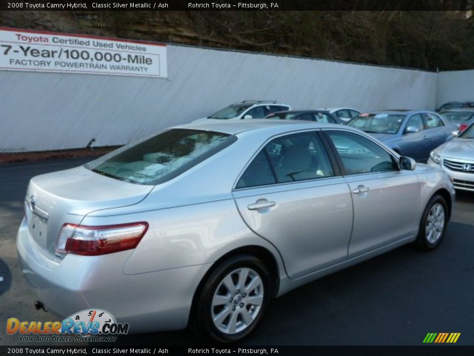 2008 Toyota Camry Hybrid Classic Silver Metallic / Ash Photo #11
