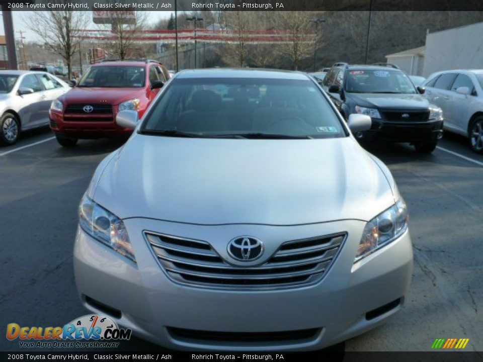 2008 Toyota Camry Hybrid Classic Silver Metallic / Ash Photo #14