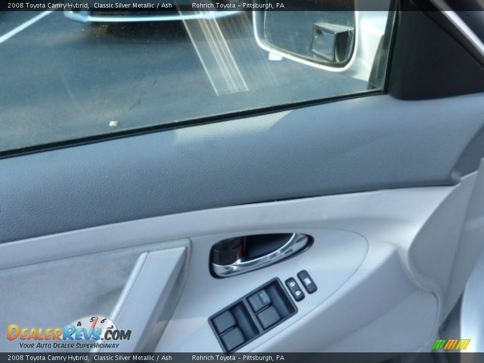 2008 Toyota Camry Hybrid Classic Silver Metallic / Ash Photo #16