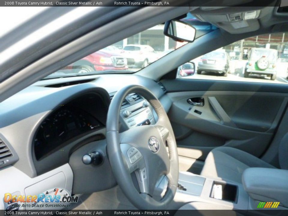 2008 Toyota Camry Hybrid Classic Silver Metallic / Ash Photo #18