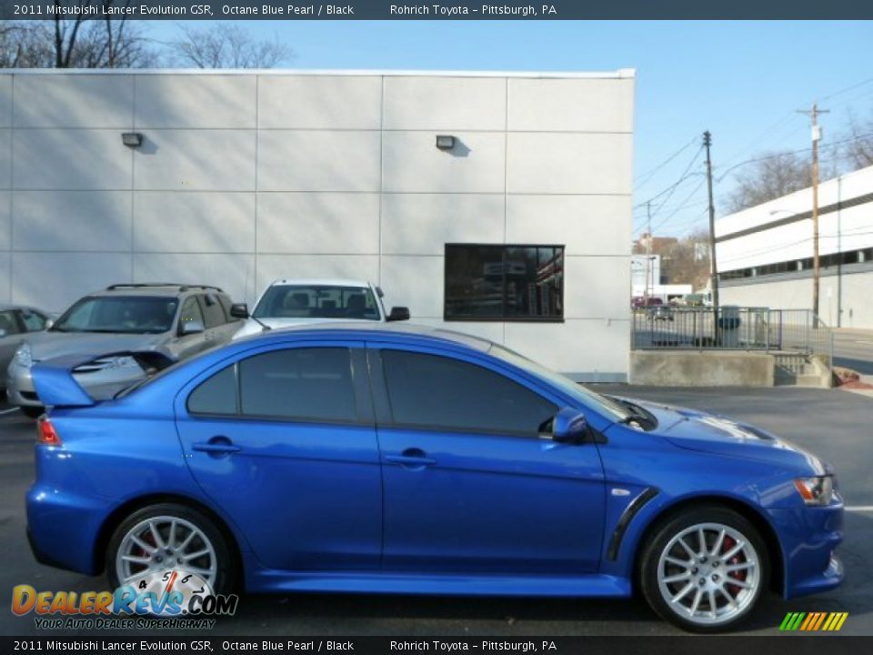 Octane Blue Pearl 2011 Mitsubishi Lancer Evolution GSR Photo #10