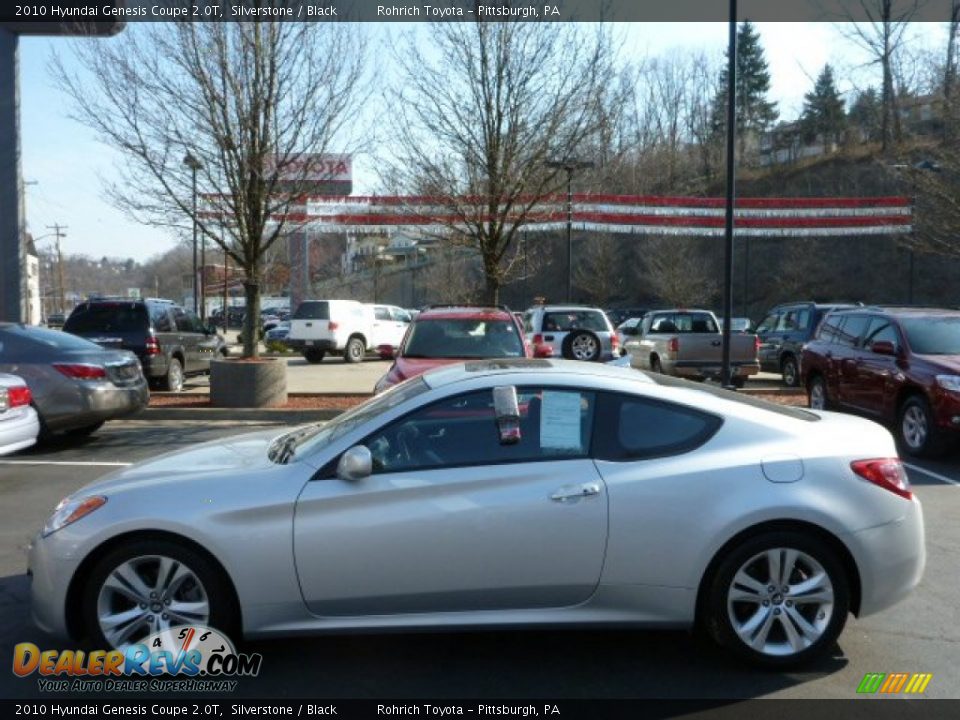 2010 Hyundai Genesis Coupe 2.0T Silverstone / Black Photo #2