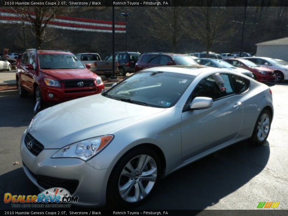 2010 Hyundai Genesis Coupe 2.0T Silverstone / Black Photo #3