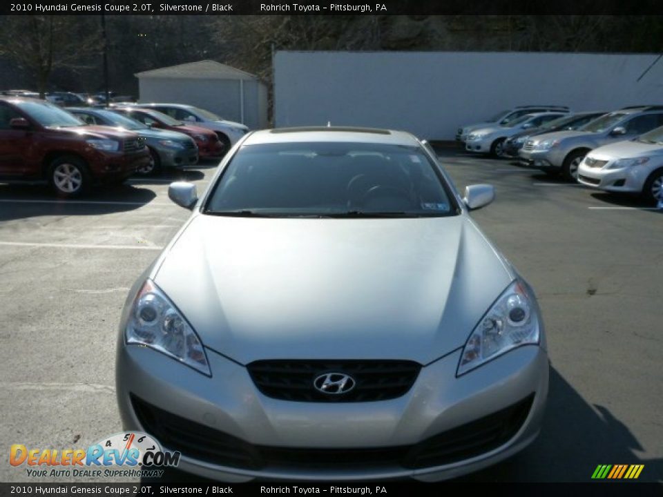 2010 Hyundai Genesis Coupe 2.0T Silverstone / Black Photo #15