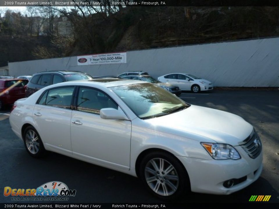 2009 Toyota Avalon Limited Blizzard White Pearl / Ivory Photo #1