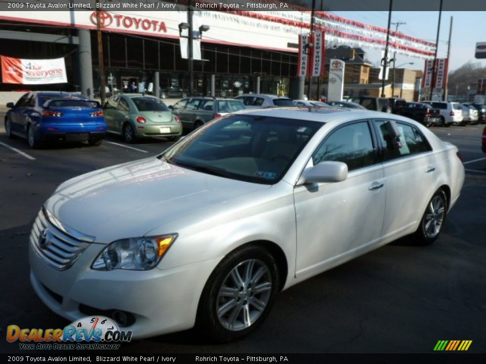 2009 Toyota Avalon Limited Blizzard White Pearl / Ivory Photo #3