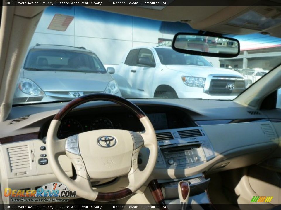 2009 Toyota Avalon Limited Blizzard White Pearl / Ivory Photo #6