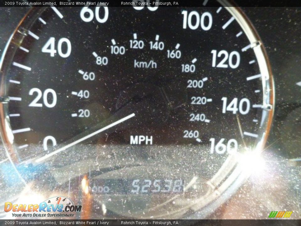 2009 Toyota Avalon Limited Blizzard White Pearl / Ivory Photo #9